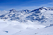 Backcountry skiing area at Granatspitze, Granatspitz mountain range, Hohe Tauern mountain range, Salzburg, Austria