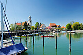 Am Hafen, Bodensee, Wasserburg, Lindau, Bayern, Deutschland