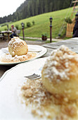 Marillenknödel, apricot dumplings, Baumschlagerberg, Stodertal, Austria, Alps, Europe