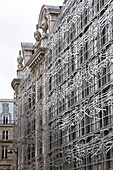 Steel facade, modern architecture, Paris, France, Europe