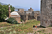 Mamure Kalesi in Anamur, Kalikien, south coast, Anatolia, Turkey