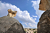 Rocks in the valley of Göreme, Cappadocia, Anatolia, Turkey