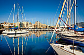 Yachthafen, La Cala, Palermo, Sizilien, Italien, Europa