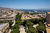 Blick vom Campanile auf Messina, Sizilien, Italien