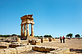 Temple of Dioscure, Valley of temples, Agrigento, Sicily, Italy