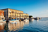 Old harbour, Ortigia, Syracuse, Sicily, Italy