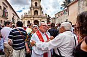 Heiligenfest San Paolo, Palazzolo Acréide, Sizilien, Italien