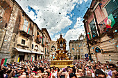 Heiligenfest San Paolo, Palazzolo Acréide, Sizilien, Italien