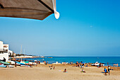 Beach, Marina di Ragusa, Sicily, Italy