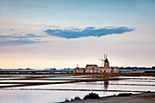 Windmill, Saline Infersa, Marsala, Sicily, Italy