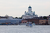 View of Helsinki cathedral, Helsingin Tuomiokirkko, Helsinki, Finland