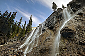Seven Veils Waterfall near Lake O´Hara