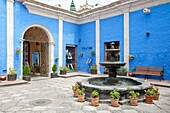 Colorful building architecture in Arequipa, Peru, South America