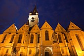 Evangelical church  Huet square  Sibiu  Transylvania  Romania