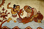 Painting in Kertha Gosa Pavilion  court of justice), Klungkung, Bali, Indonesia