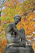 Statue of Ephebos at Jardins du Luxembourg, Paris, France