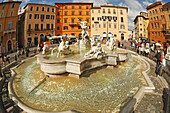Fountain of Neptune, Piazza Navona, Rome, Italy