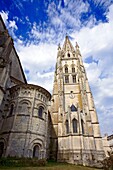 france, charente maritime, saintes : église saint eutrope