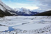 Lac Medecine Medecine Lake Jasper national park Montagnes rocheuses  Rocky Mountains  Alberta  Canada