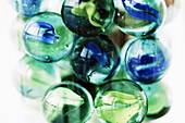 Set of balls of transparent colors