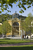 Marienbad_Tschechische Republik_ Hauptkolonnade_erbaut ca. 1889_wiedereröffnet 1981