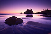 Dramatic sunset at Second Beach