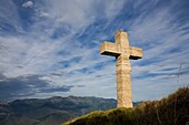 Cruz de la Viorna in the Liebana Valley, next to the Picos de Europa National Park, in Cantabria, Spain