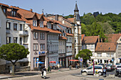 Street scene, Eisenach, Thuringia, Germany, Europe