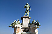 The David in Piazzale Michelangelo, Florence  Firenze), UNESCO World Heritage Site, Tuscany, Italy, Europe