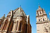 Towers of the cathedral  Salamanca  Castile Leon  Spain