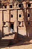 Ethiopia, Lalibela, World Heritage Site, Church of Bieta Abba Libanos 12-13th century