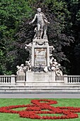 Mozart monument on the Opera Ring in Vienna, Austria