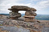 Baldface Circle Trail during the summer months  Located in the White Mountains, New Hampshire USA