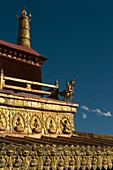 Detail of the Jokhang temple, Lhasa, Tibet
