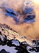 Evening at Mont-Blanc  Fench Alps