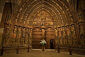 Santa Maria de los Reyes church  La Guardia  Alava  Basque country  Spain