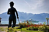 Statue of Charlie Chaplin, Vevey, Switzerland