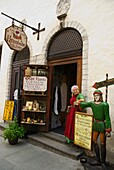 Medieval shop exterior old town Tallinn Estonia Europe