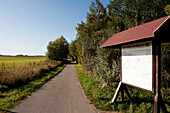 Information panel, Priwall, Travemunde, Lubeck, Schleswig-Holstein, Germany