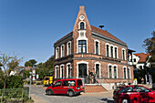 Brick building, Wustrow, Fischland-Darss-Zingst, Mecklenburg-Vorpommern, Germany