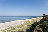 Strand, Ahrenshoop, Fischland-Darss-Zingst, Mecklenburg-Vorpommern, Deutschland