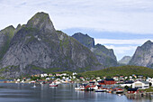 Idyllic Fishing Village, Reine, Moskenesoy, Lofoten, Nordland, Norway, Europe