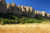 Rock formation Pénitents, Les Mées, Provence, France