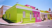 The colourful houses in the Bo-Kaap, Cape Town, South Africa