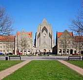 Grundtvig church 1921-1940, architects Peder Vilhelm Jensen Klint, Kaare Klint, Copenhagen, Denmark