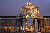 Victory Arch, Commerce Square, Lisbon, Portugal