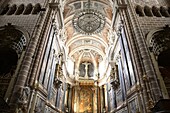 Interior of the Se Cathedral, Evora, Portugal