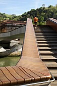 Pedro Arrupe Bridge, Bilbao, Pais Vasco, Basque Country, Spain