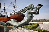 Figurehead, Carabela Ship, Santander, Cantabria, Spain