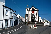 Sao Pedro Saint Peter church, in the town of Vila Franca do Campo  Sao Miguel island, Azores, Portugal